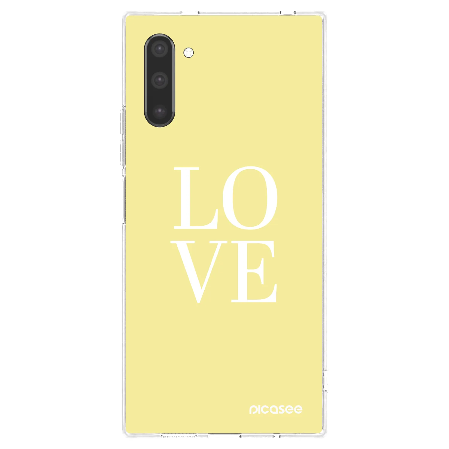 Picasee silikonový průhledný obal pro Samsung Galaxy Note 10 N970F - Love