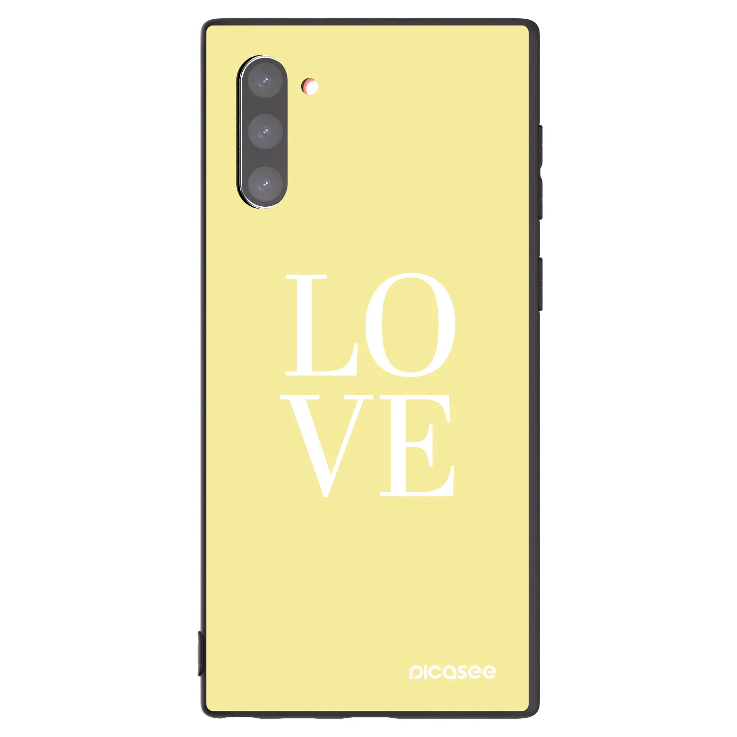 Picasee silikonový černý obal pro Samsung Galaxy Note 10 N970F - Love