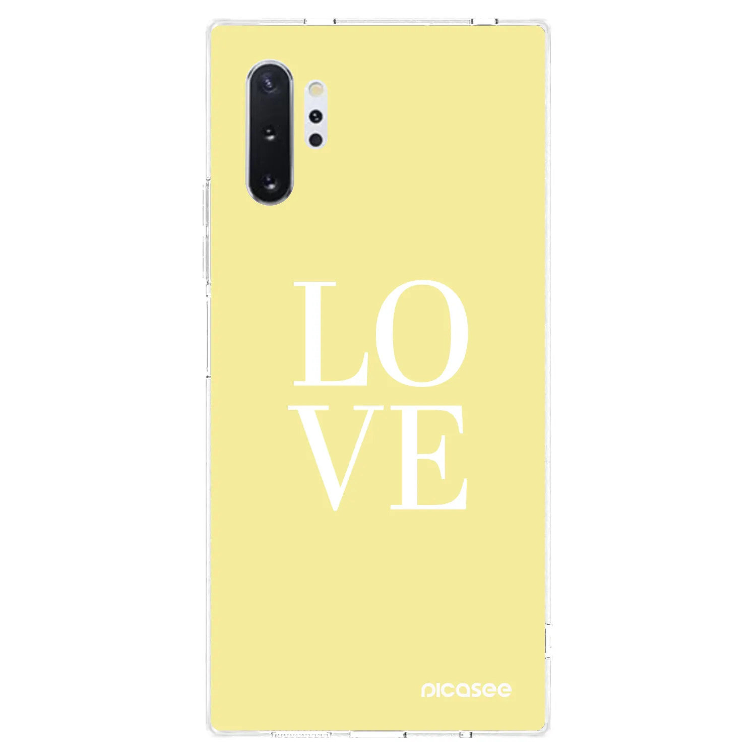 Picasee silikonový průhledný obal pro Samsung Galaxy Note 10+ N975F - Love