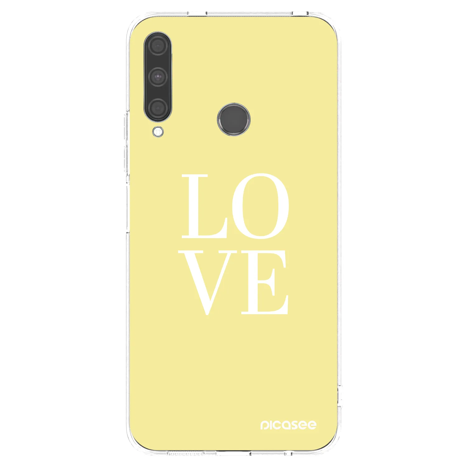 Picasee silikonový průhledný obal pro Huawei P40 Lite E - Love