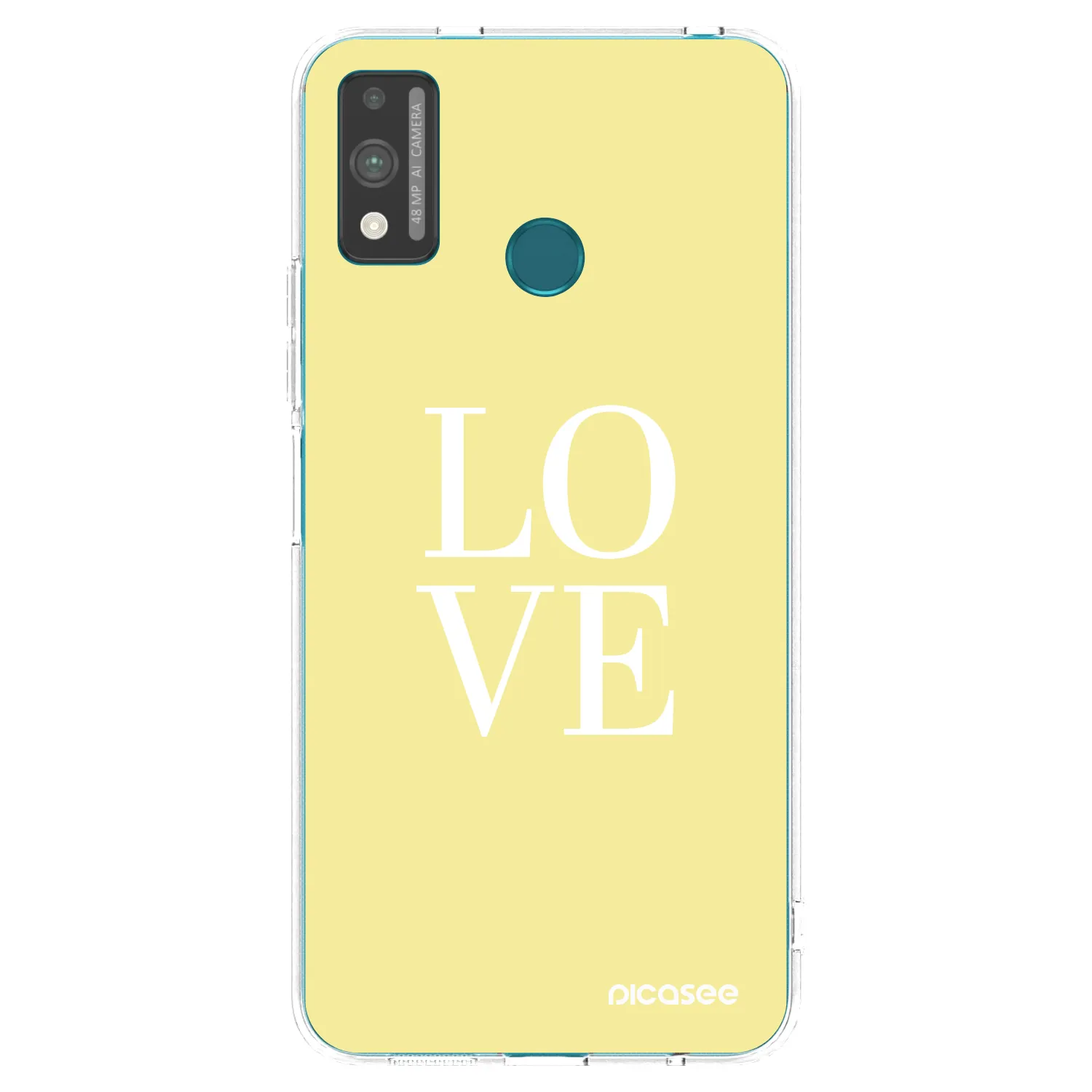 Picasee silikonový průhledný obal pro Honor 9X Lite - Love
