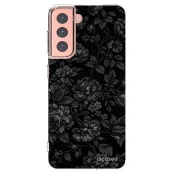 Picasee silikonový průhledný obal pro Samsung Galaxy S21 5G G991B - Dark Romance