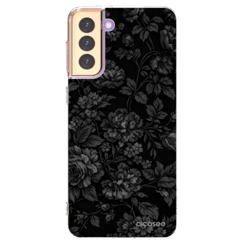 Picasee silikonový průhledný obal pro Samsung Galaxy S21+ 5G G996F - Dark Romance