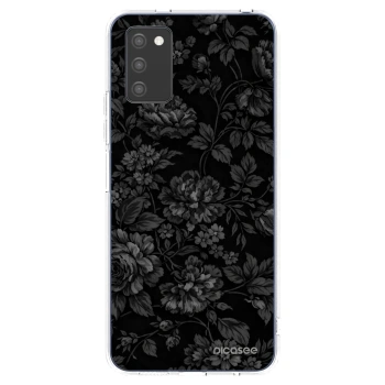 Picasee silikonový průhledný obal pro Samsung Galaxy A02s A025G - Dark Romance