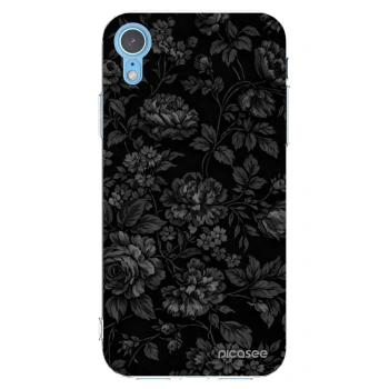 Picasee silikonový průhledný obal pro Apple iPhone XR - Dark Romance