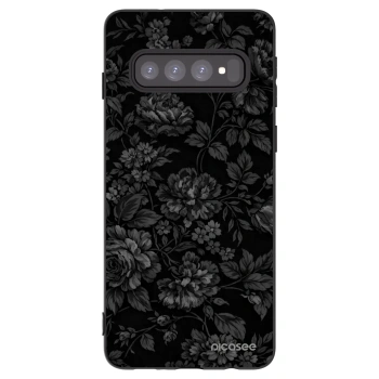 Picasee silikonový černý obal pro Samsung Galaxy S10 G973 - Dark Romance