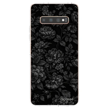 Picasee silikonový průhledný obal pro Samsung Galaxy S10 Plus G975 - Dark Romance