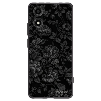 Picasee silikonový černý obal pro Motorola Moto E14 - Dark Romance