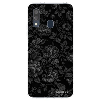 Picasee silikonový průhledný obal pro Samsung Galaxy A40 A405F - Dark Romance