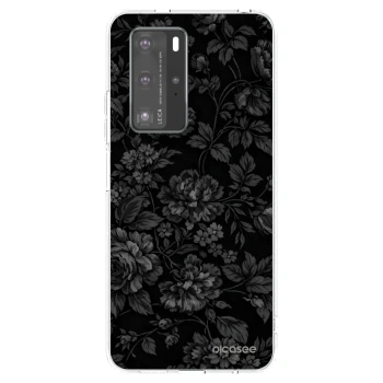 Picasee silikonový průhledný obal pro Huawei P40 Pro - Dark Romance