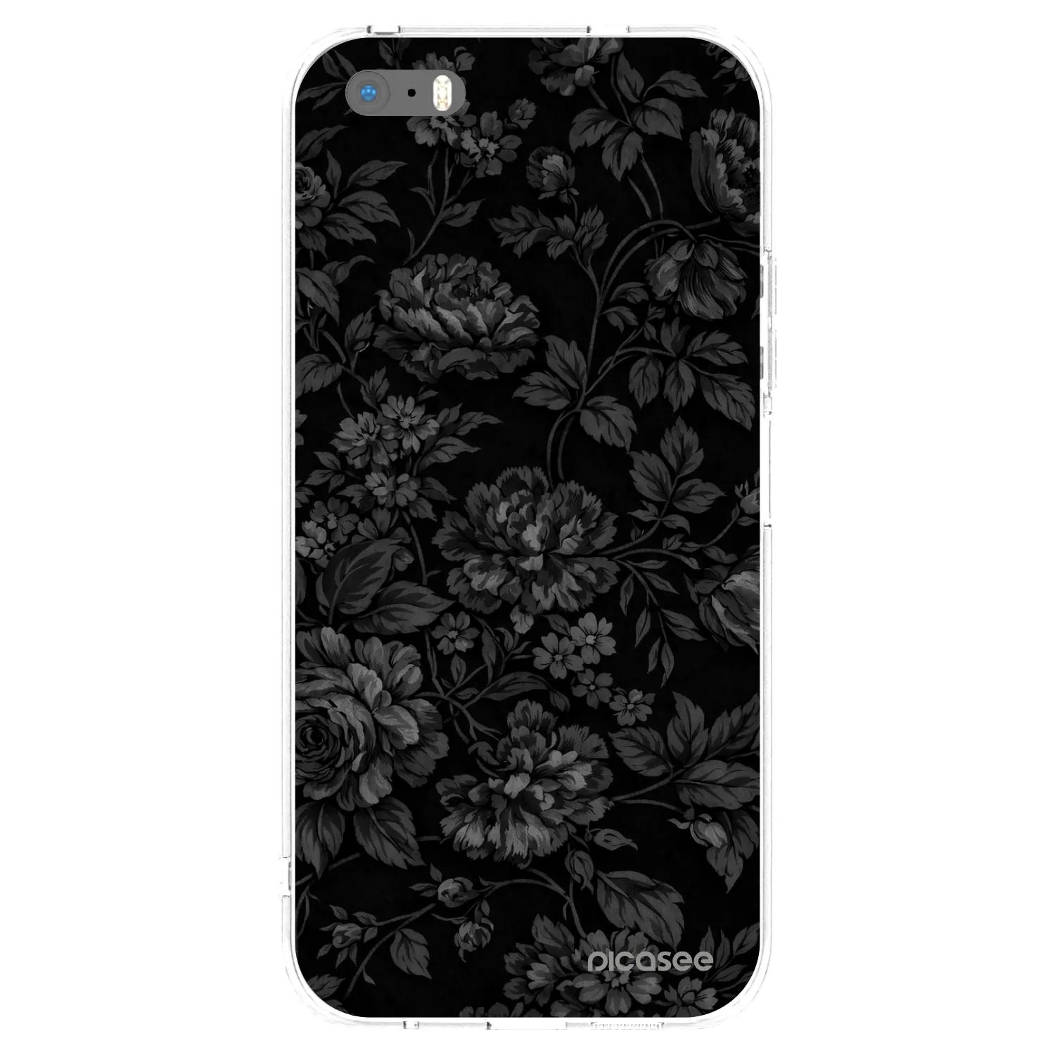 Picasee silikonový průhledný obal pro Apple iPhone 5/5S/SE - Dark Romance