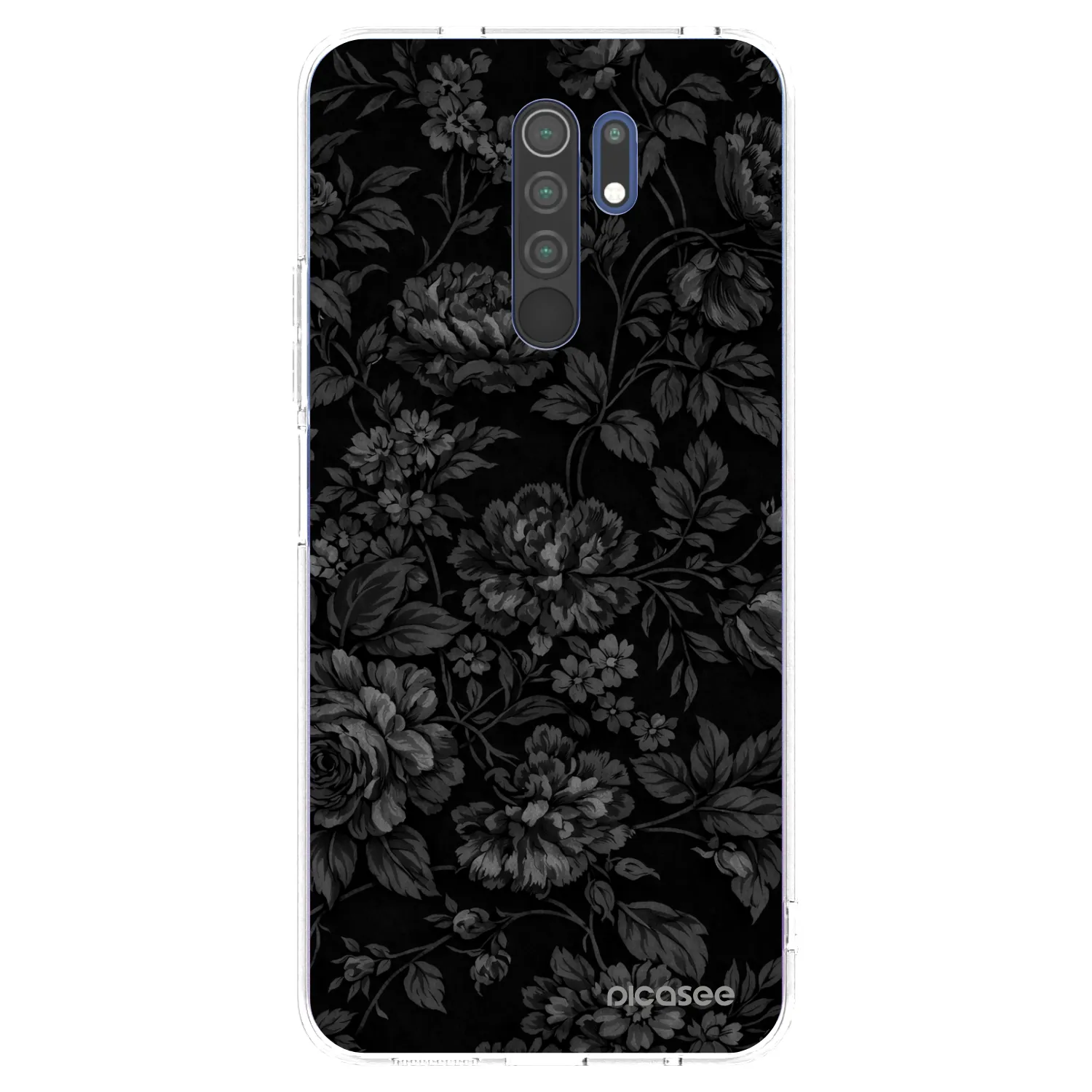 Picasee silikonový průhledný obal pro Xiaomi Redmi 9 - Dark Romance