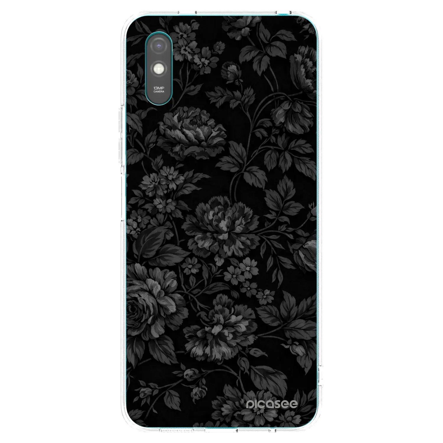 Picasee silikonový průhledný obal pro Xiaomi Redmi 9A - Dark Romance