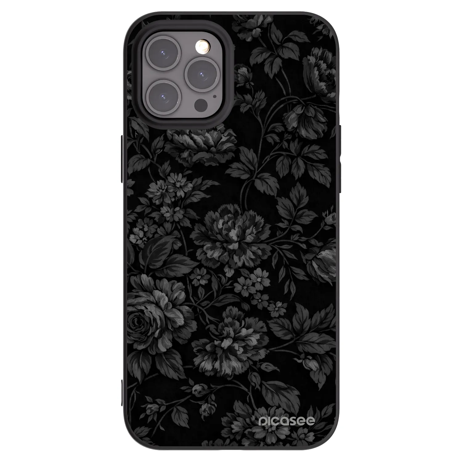 Picasee silikonový černý obal pro Apple iPhone 12 Pro Max - Dark Romance