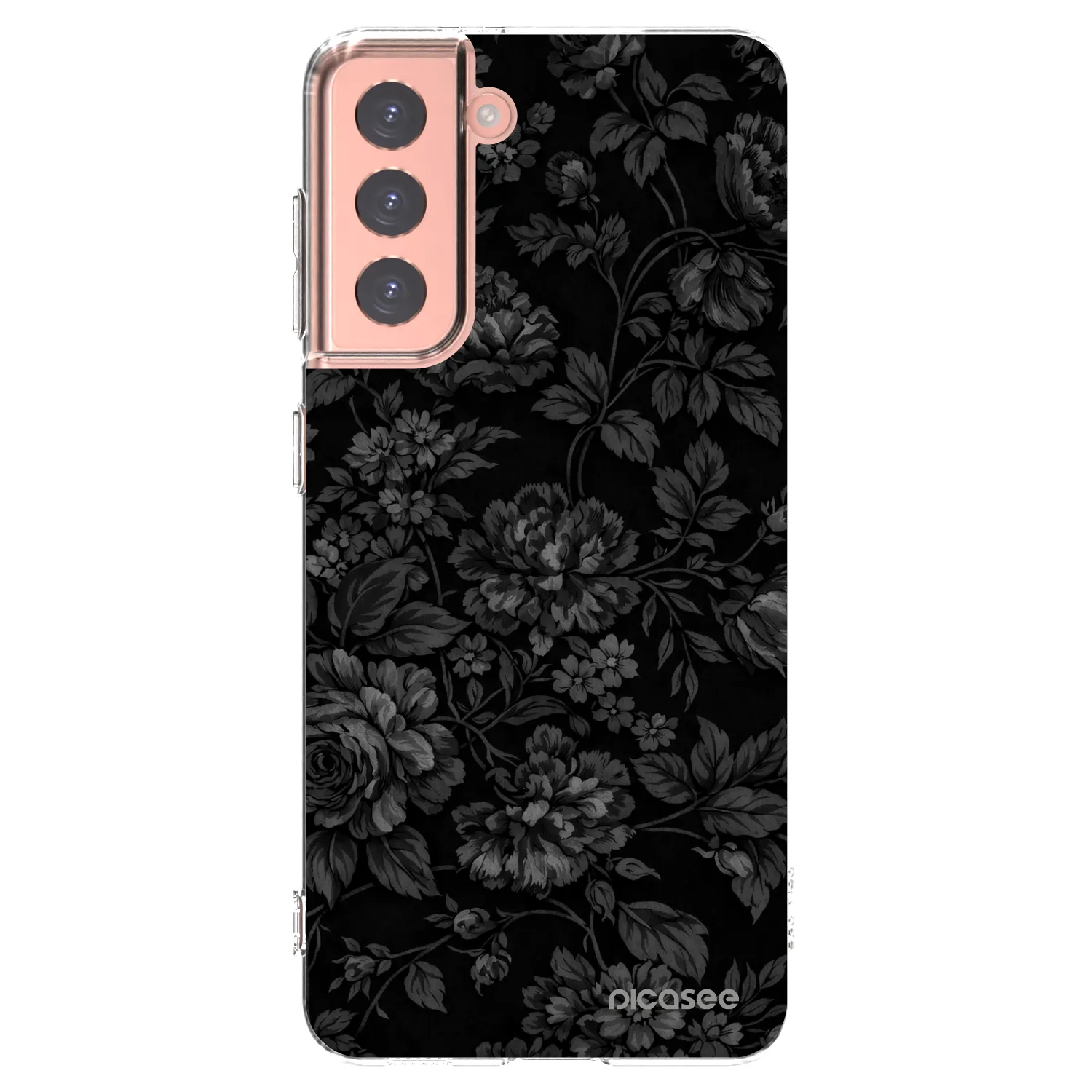 Picasee silikonový průhledný obal pro Samsung Galaxy S21 5G G991B - Dark Romance