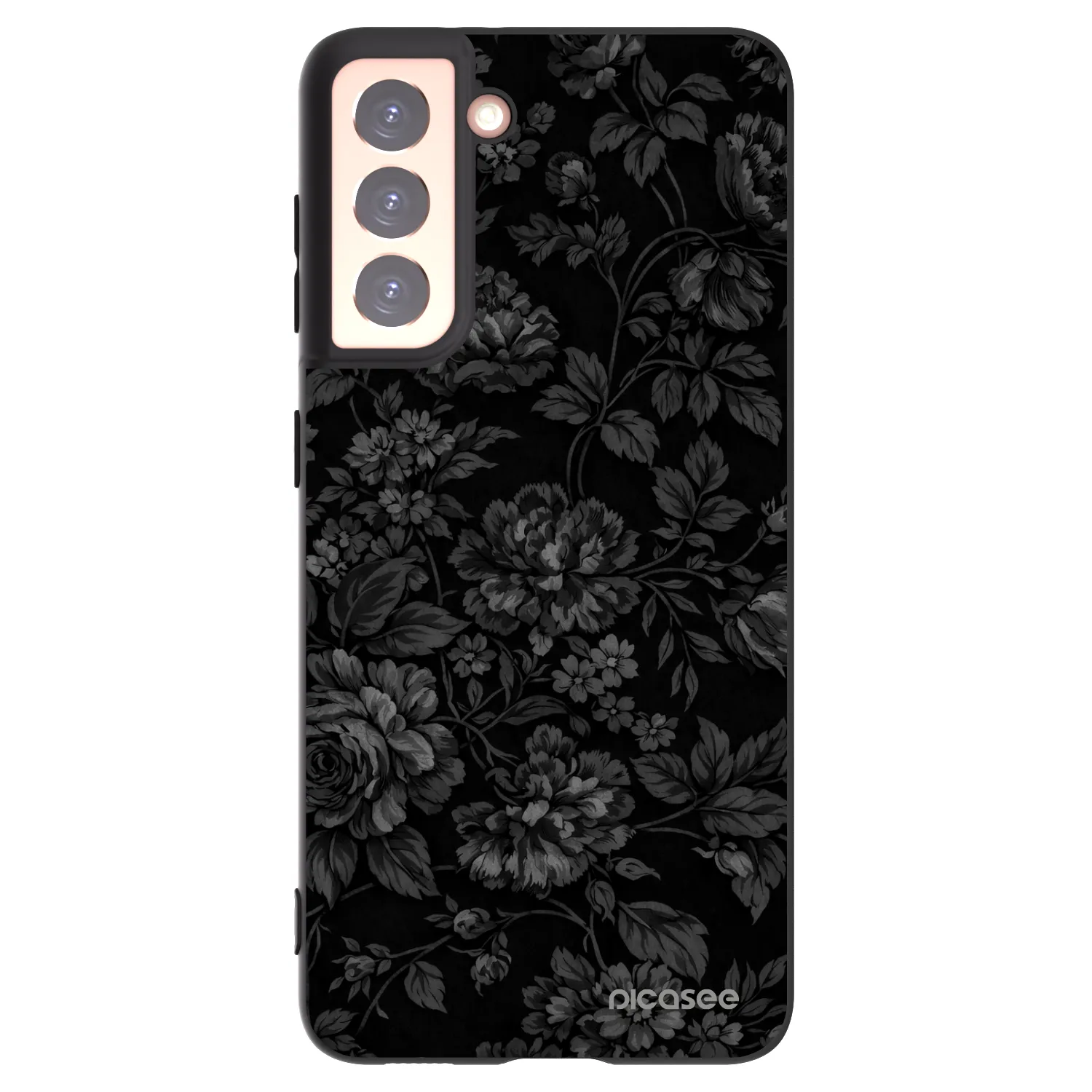Picasee silikonový černý obal pro Samsung Galaxy S21 5G G991B - Dark Romance