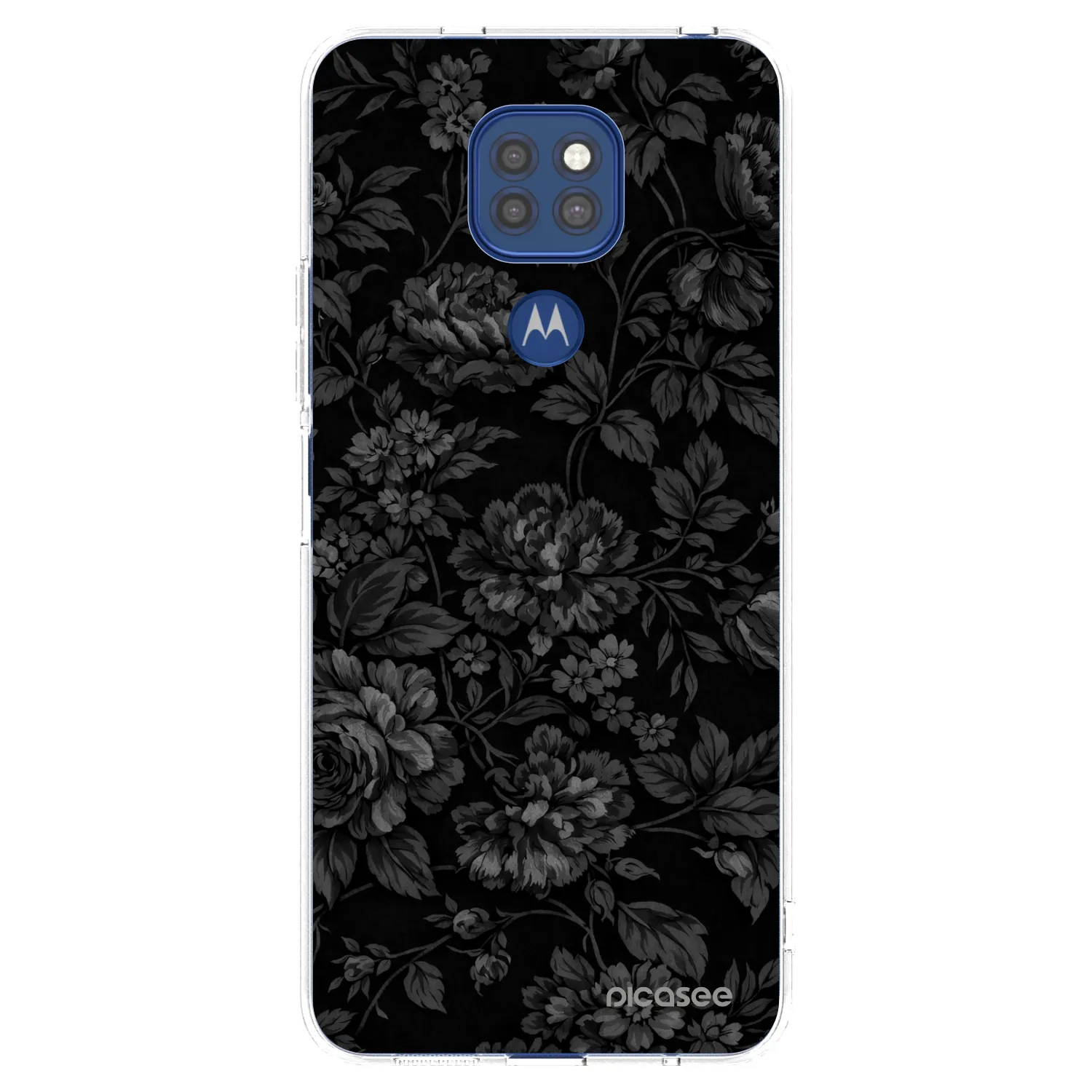 Picasee silikonový průhledný obal pro Motorola Moto G9 Play - Dark Romance