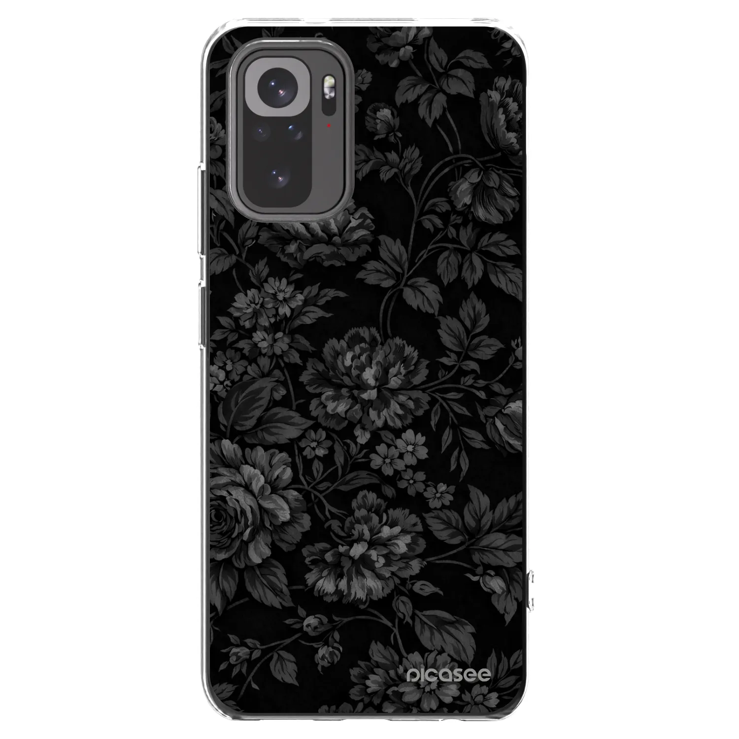 Picasee silikonový průhledný obal pro Xiaomi Redmi Note 10 - Dark Romance