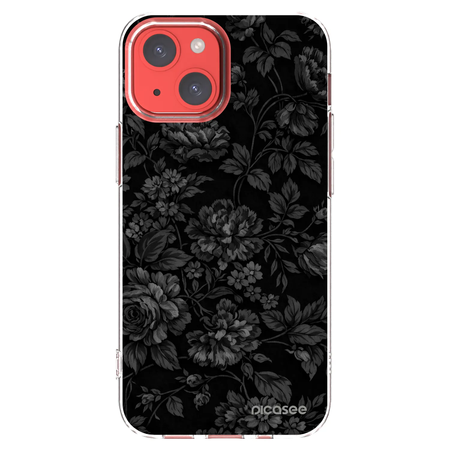Picasee silikonový průhledný obal pro Apple iPhone 13 mini - Dark Romance