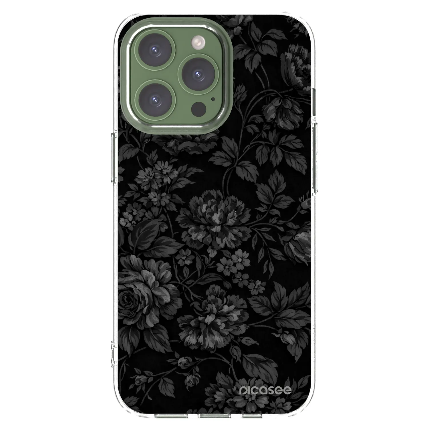 Picasee silikonový průhledný obal pro Apple iPhone 13 Pro - Dark Romance