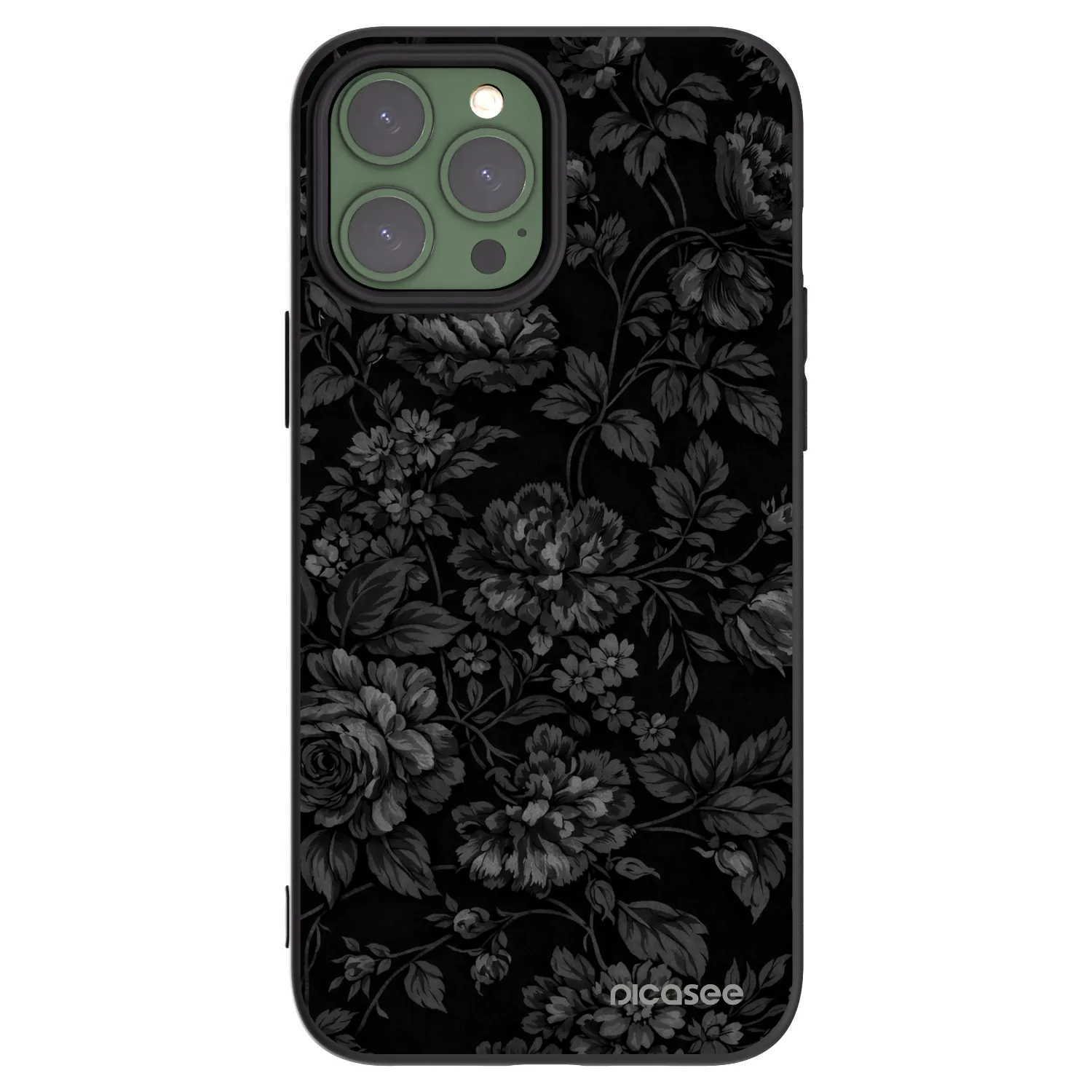 Picasee silikonový černý obal pro Apple iPhone 13 Pro Max - Dark Romance