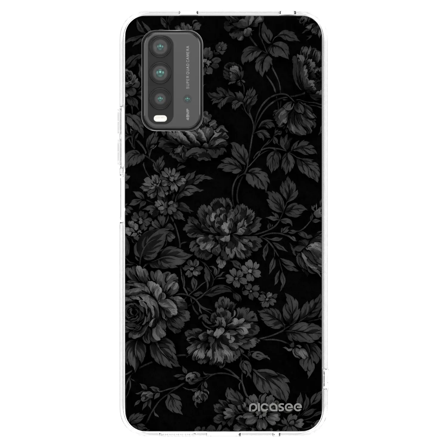 Picasee silikonový černý obal pro Xiaomi Redmi 9T - Dark Romance