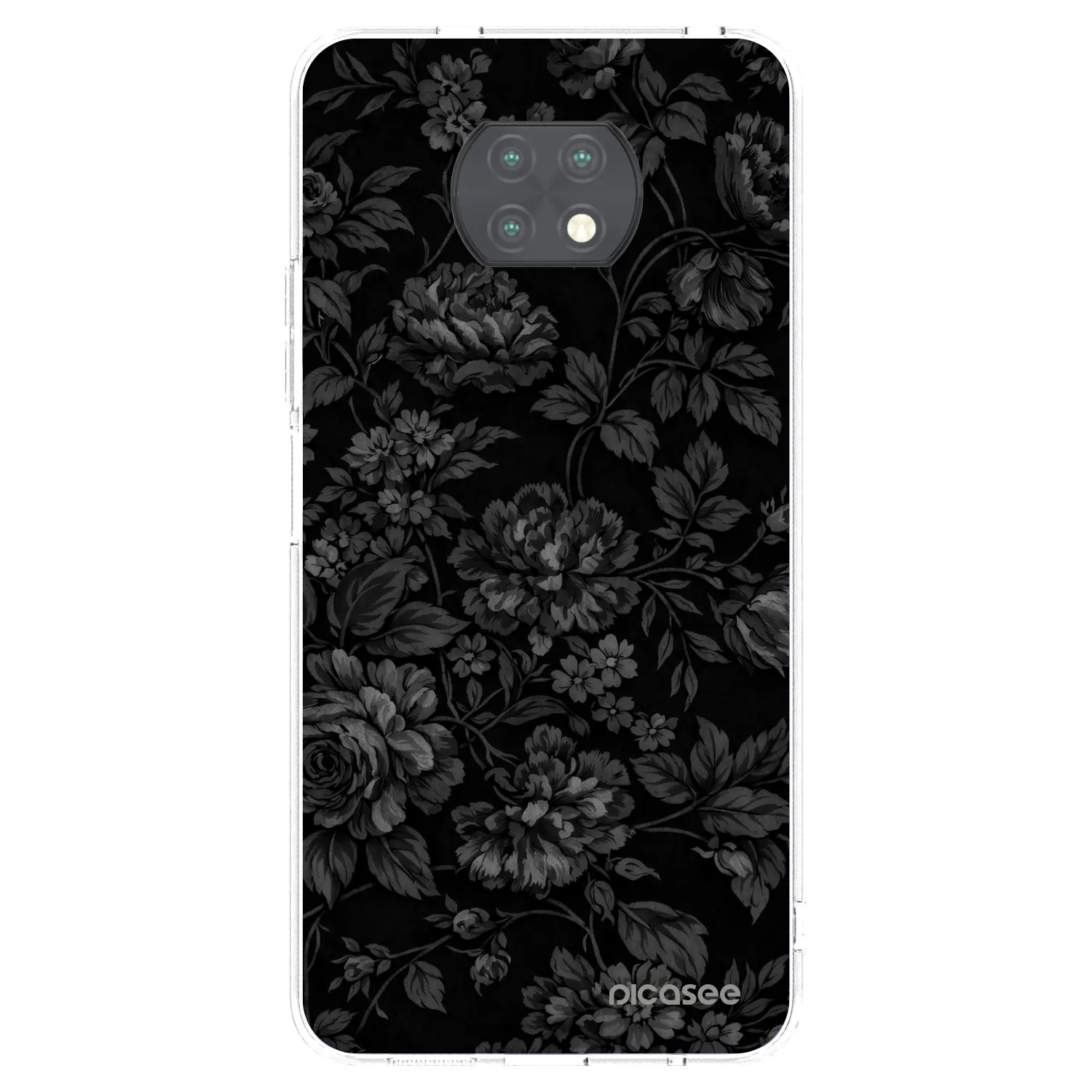 Picasee silikonový průhledný obal pro Xiaomi Redmi Note 9T - Dark Romance