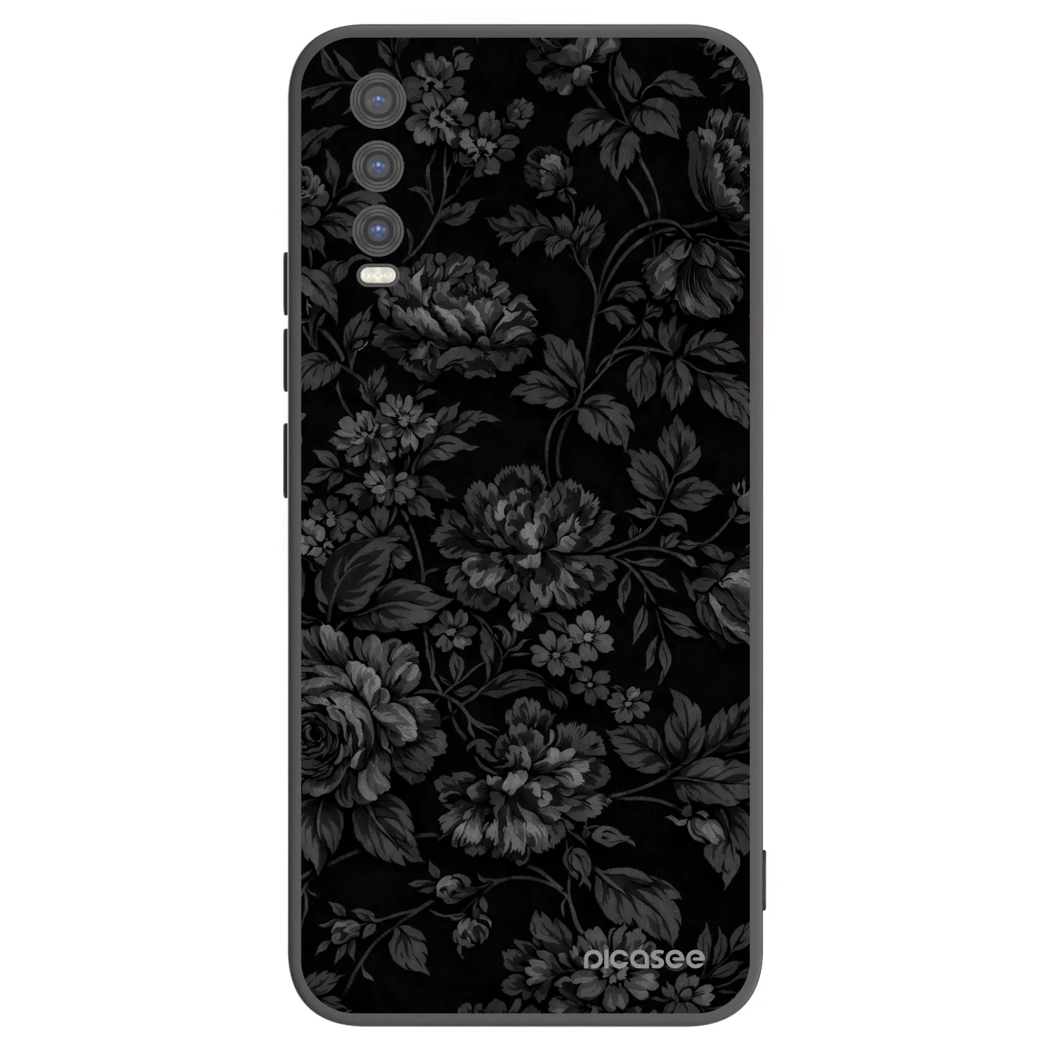 Picasee silikonový černý obal pro Vivo Y20s - Dark Romance