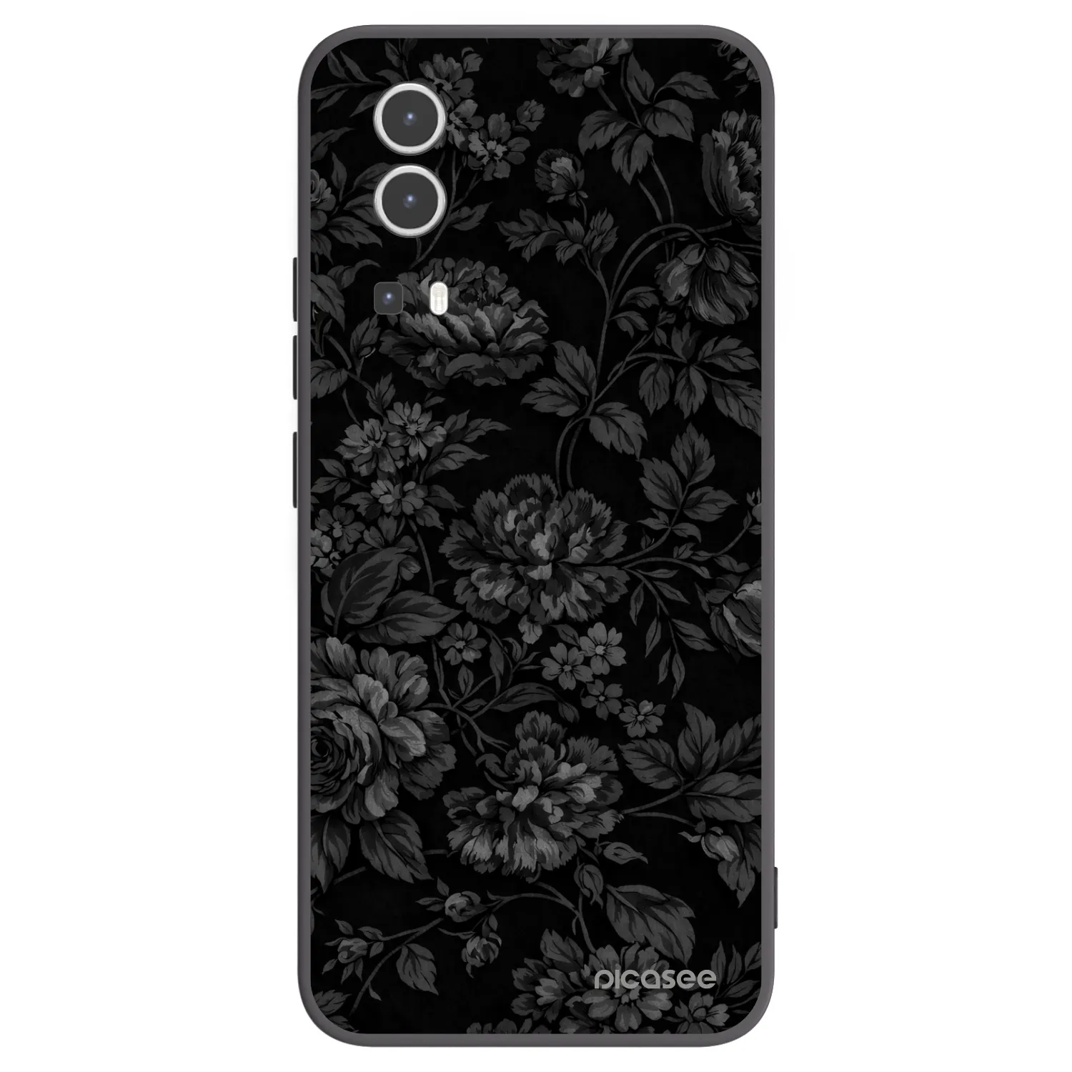 Picasee silikonový černý obal pro Vivo Y72 5G - Dark Romance