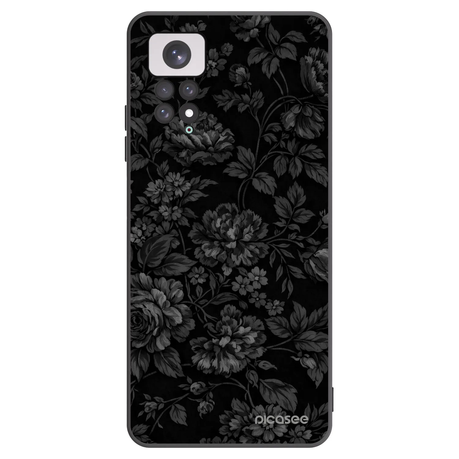 Picasee silikonový černý obal pro Xiaomi Redmi Note 11 - Dark Romance