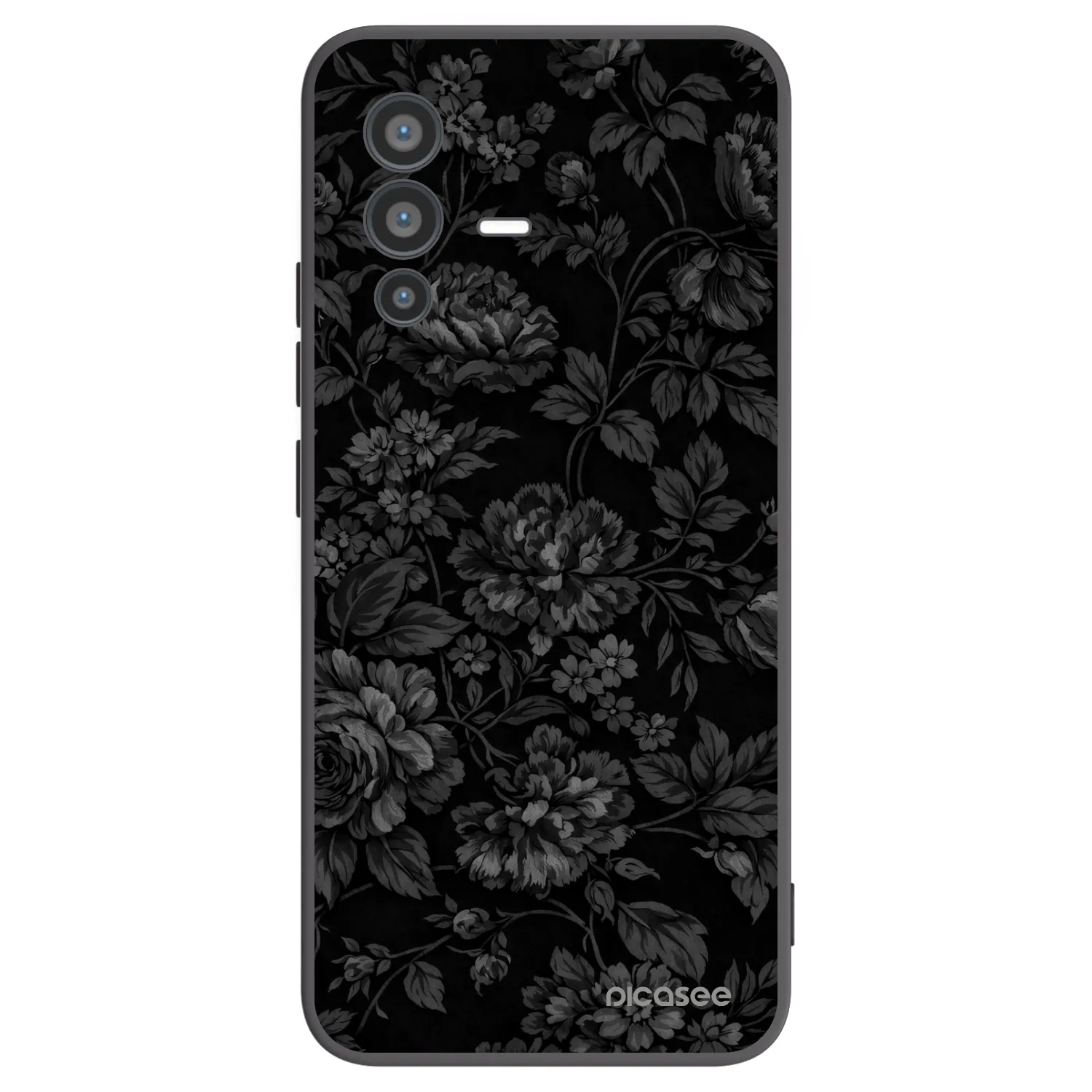 Picasee silikonový černý obal pro Vivo V23 5G - Dark Romance