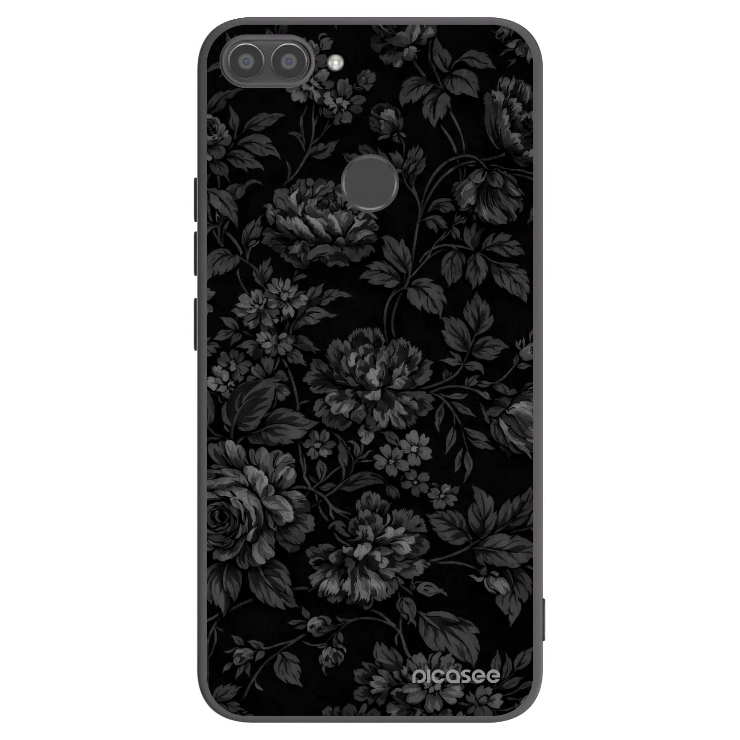 Picasee silikonový černý obal pro Huawei P Smart - Dark Romance