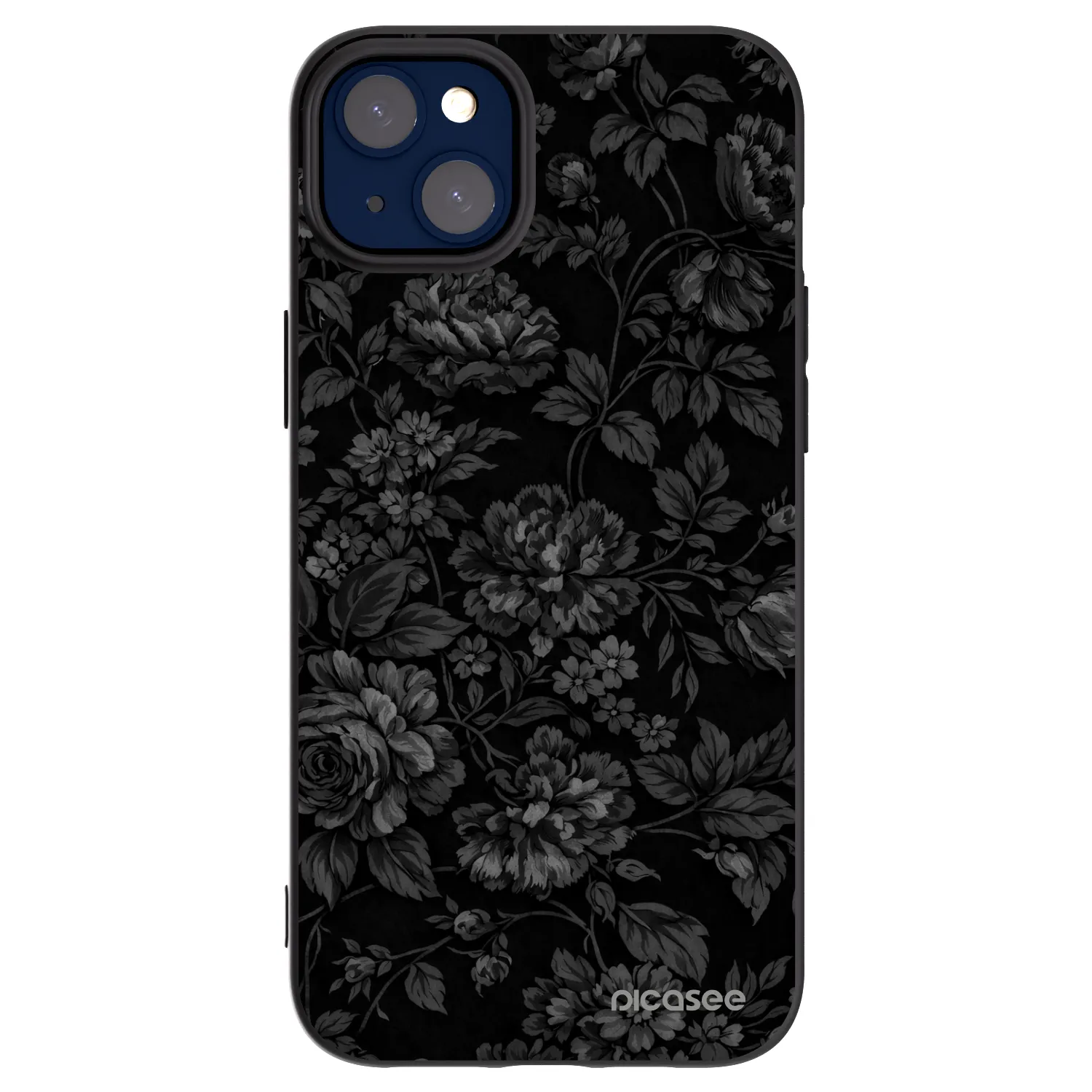 Picasee silikonový černý obal pro Apple iPhone 14 Plus - Dark Romance