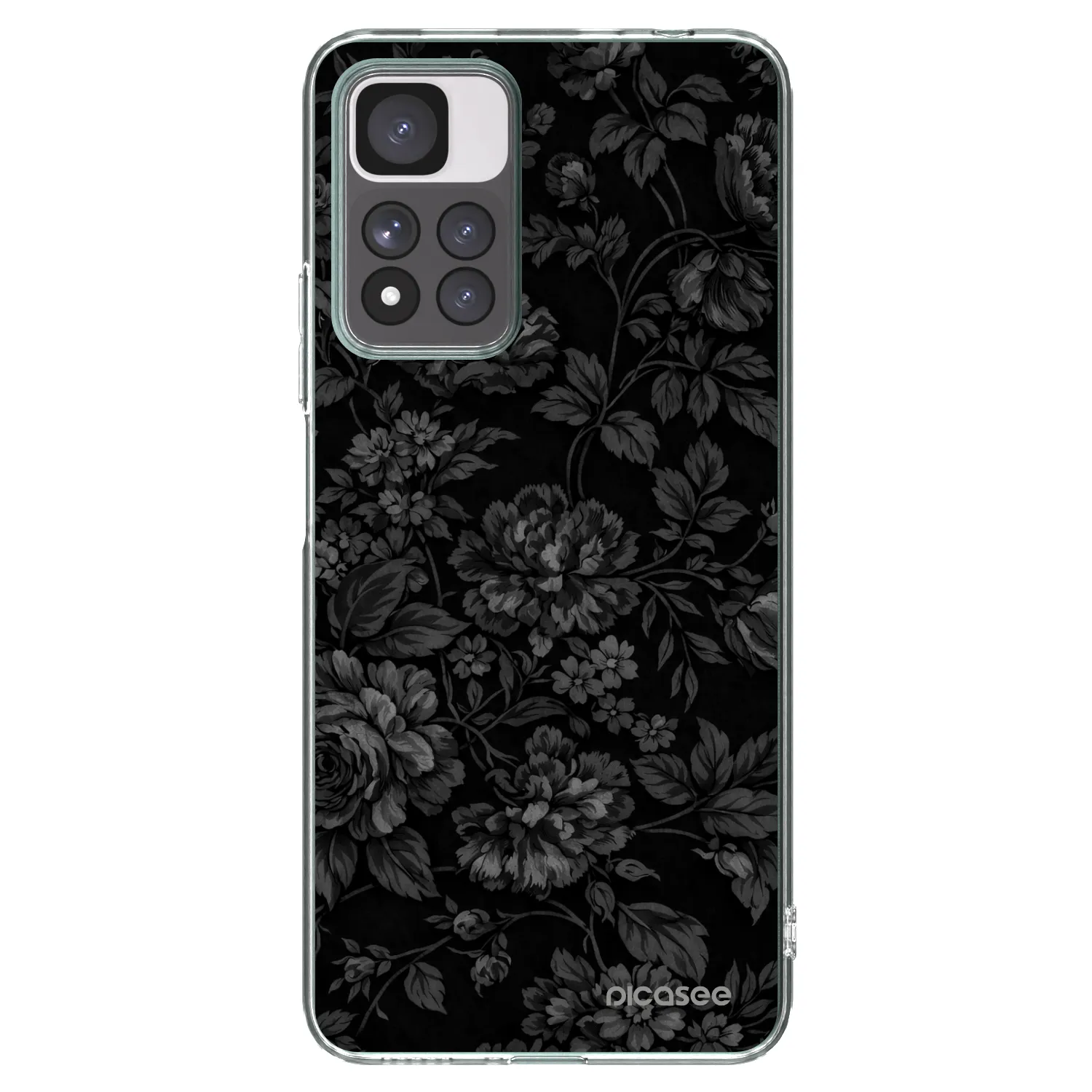 Picasee silikonový průhledný obal pro Xiaomi Redmi Note 11 Pro+ 5G - Dark Romance