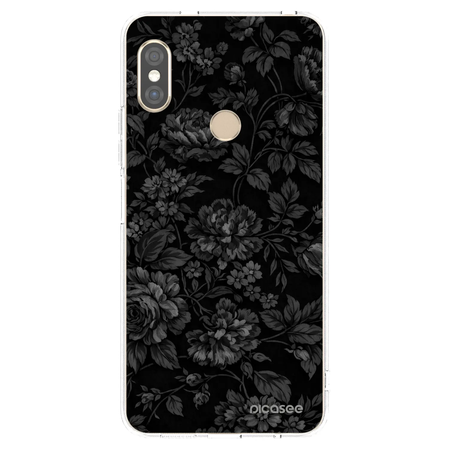 Picasee silikonový průhledný obal pro Xiaomi Redmi Note 5 Global - Dark Romance