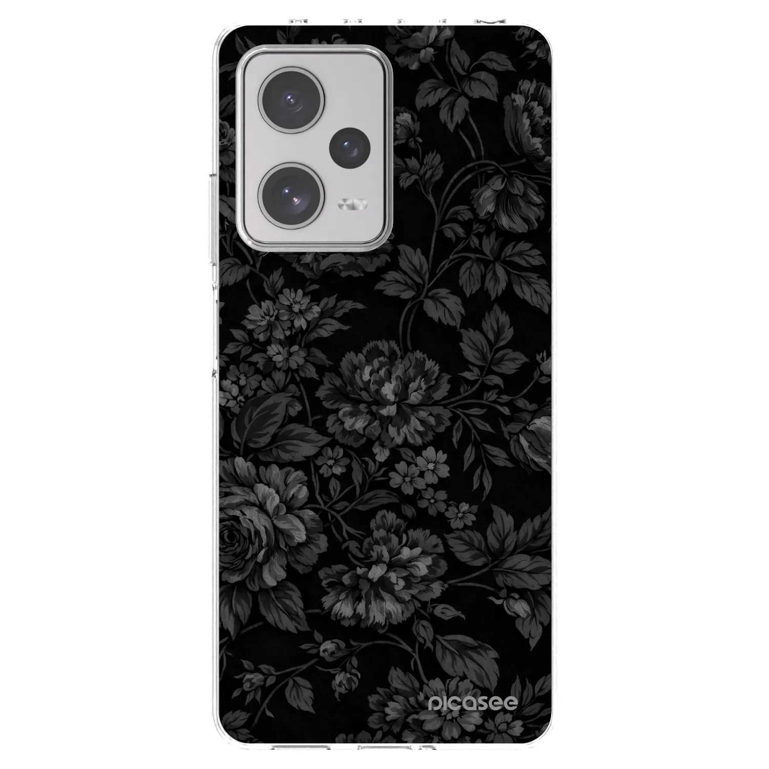 Picasee silikonový průhledný obal pro Xiaomi Redmi Note 12 Pro+ 5G - Dark Romance