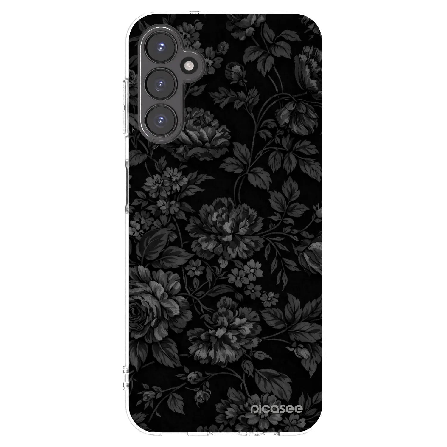 Picasee silikonový průhledný obal pro Samsung Galaxy A14 4G A145R - Dark Romance