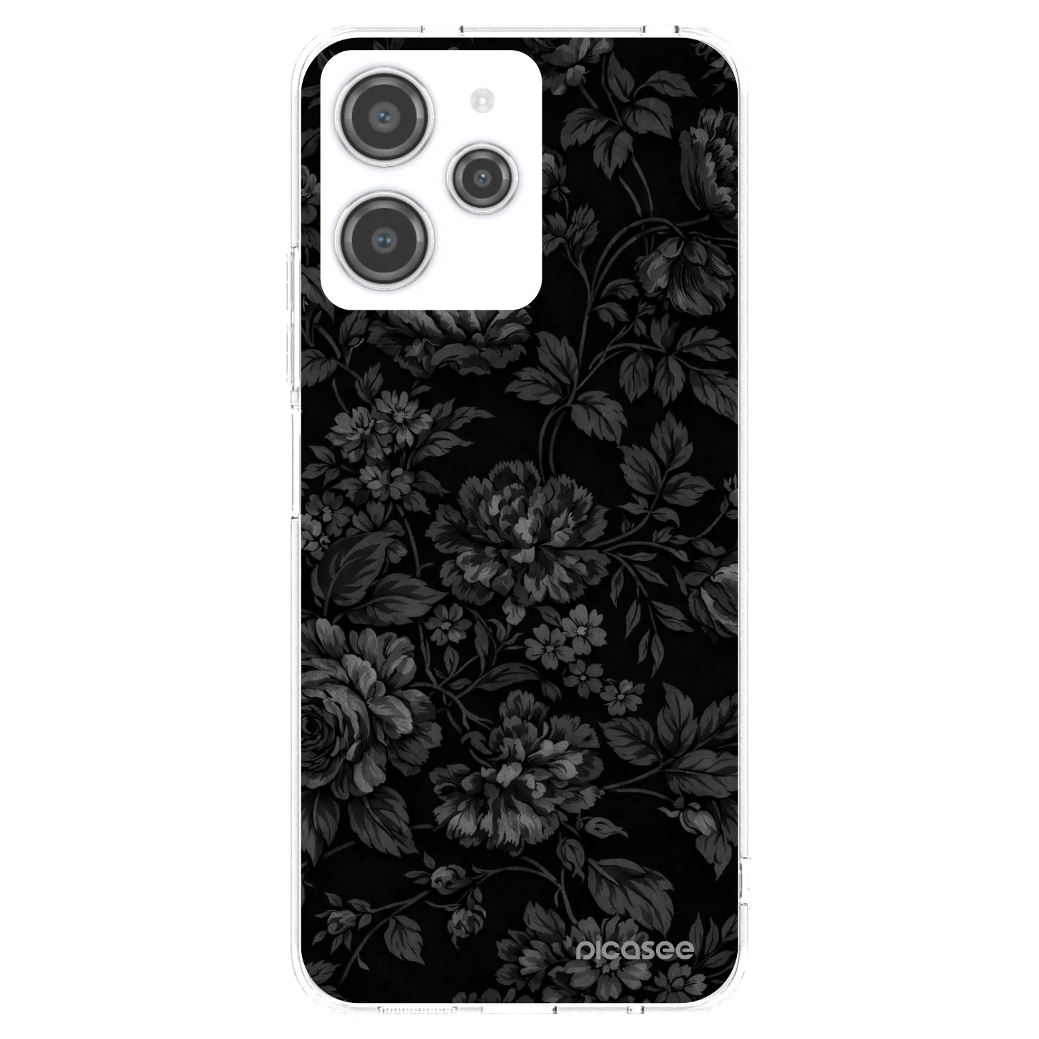 Picasee silikonový průhledný obal pro Xiaomi Redmi 12 4G - Dark Romance