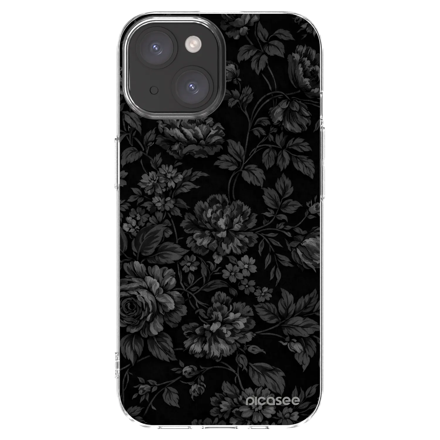Picasee silikonový průhledný obal pro Apple iPhone 15 - Dark Romance
