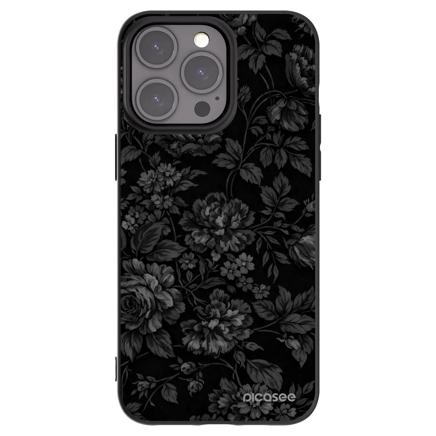 Picasee silikonový černý obal pro Apple iPhone 15 Pro Max - Dark Romance