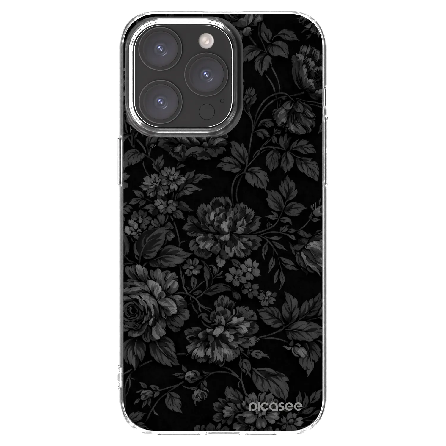 Picasee silikonový průhledný obal pro Apple iPhone 15 Pro Max - Dark Romance