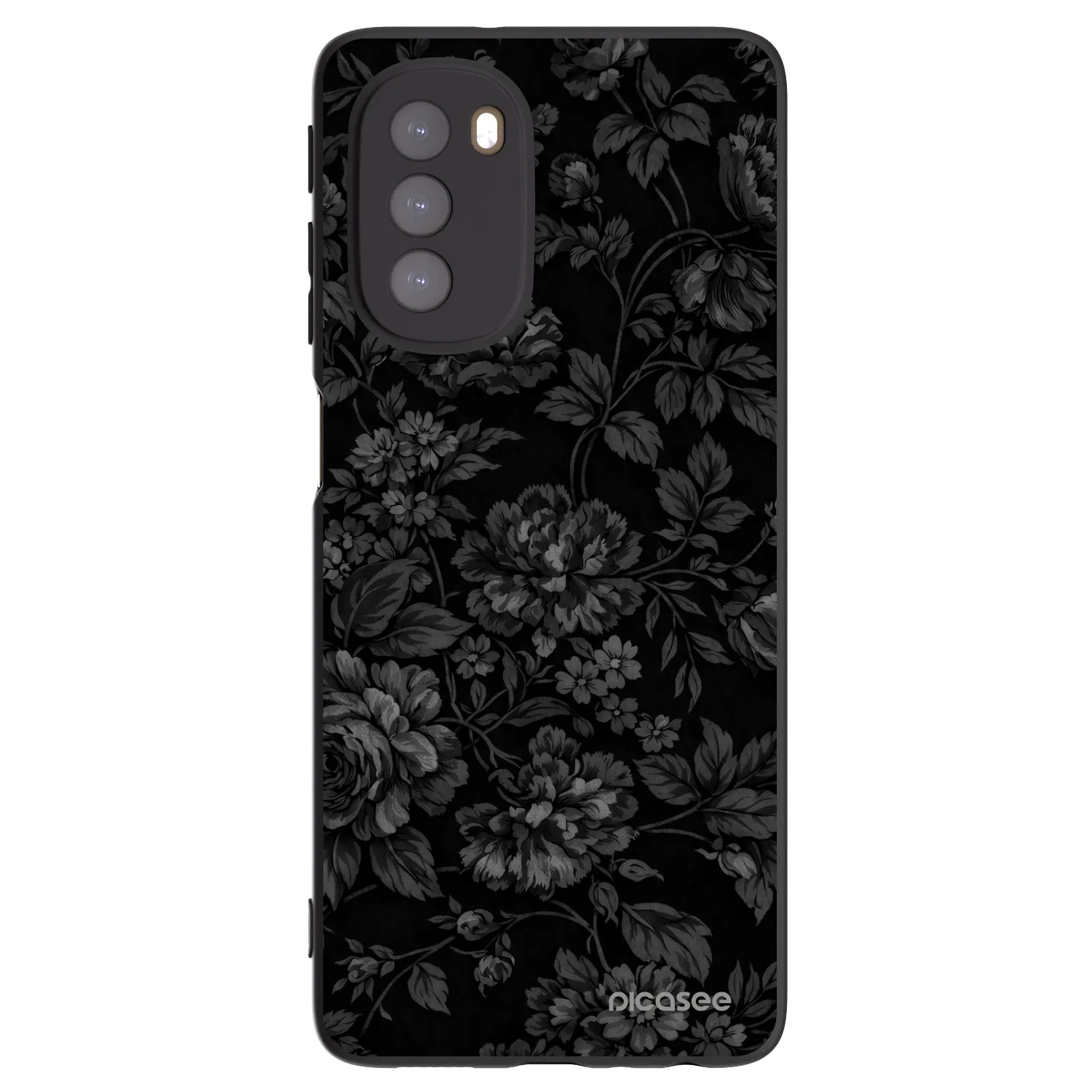 Picasee silikonový černý obal pro Motorola Moto G51 - Dark Romance