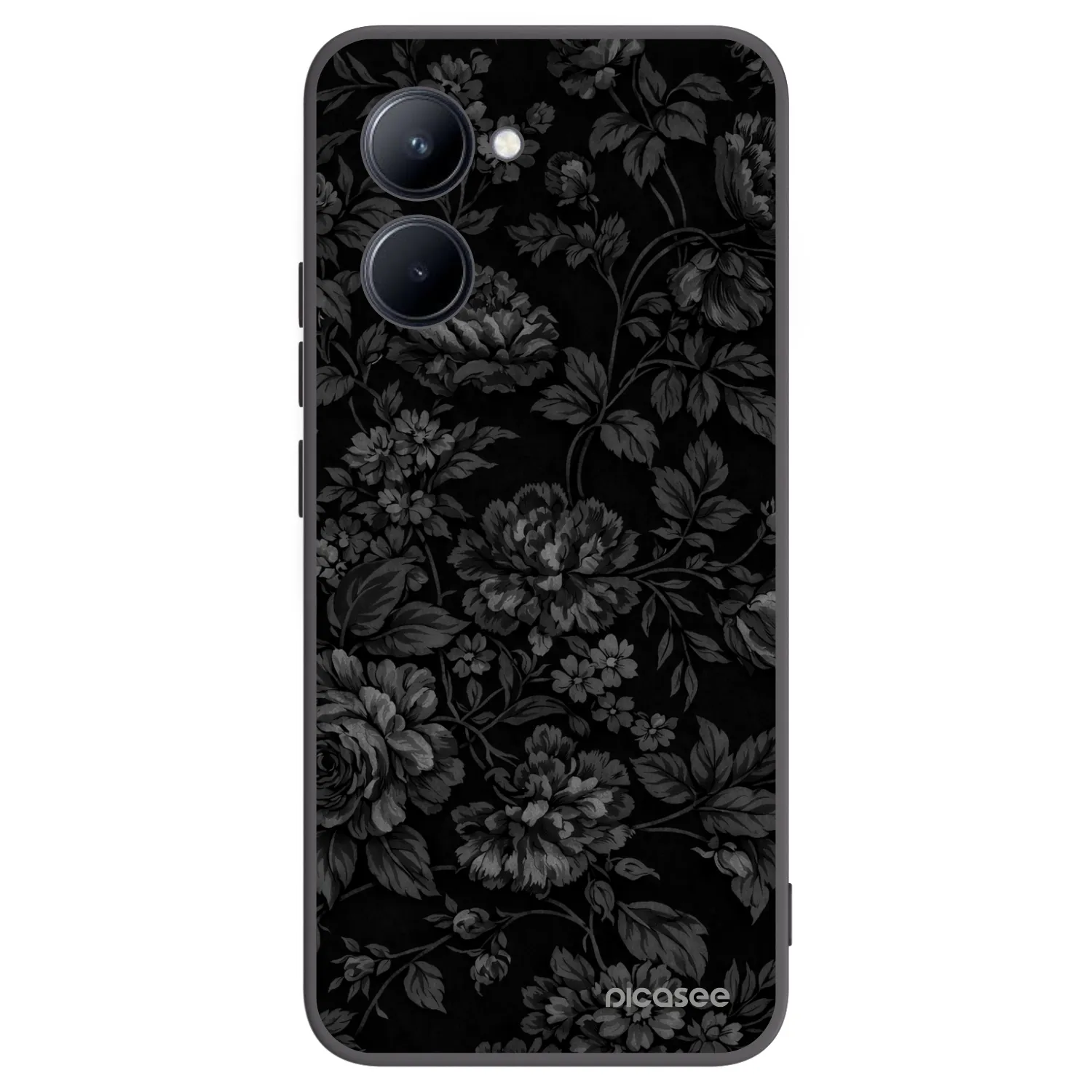 Picasee silikonový černý obal pro Realme C33 (2023) - Dark Romance