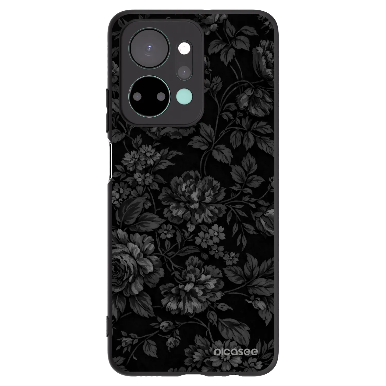 Picasee silikonový černý obal pro Honor X7a - Dark Romance