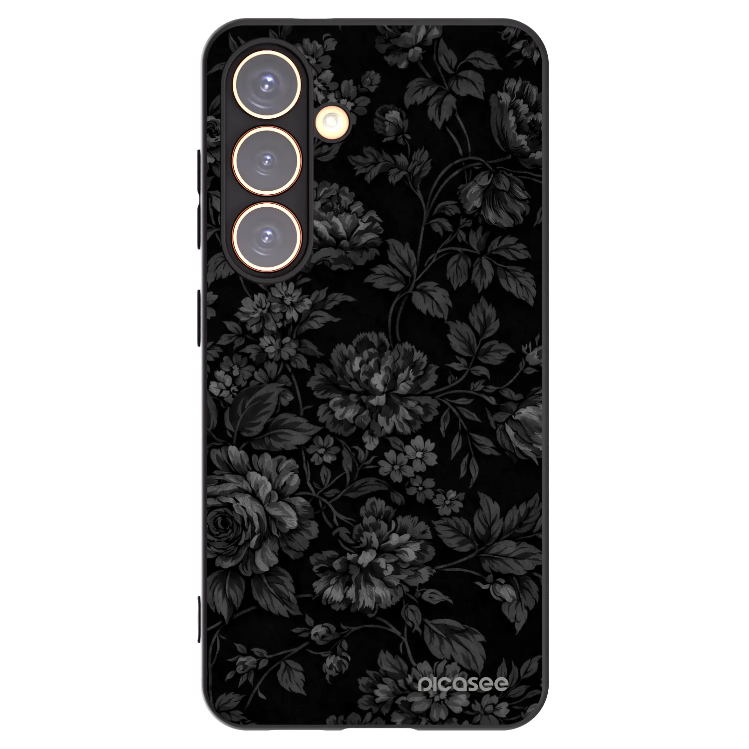 Picasee silikonový černý obal pro Samsung Galaxy S24 S921B 5G - Dark Romance