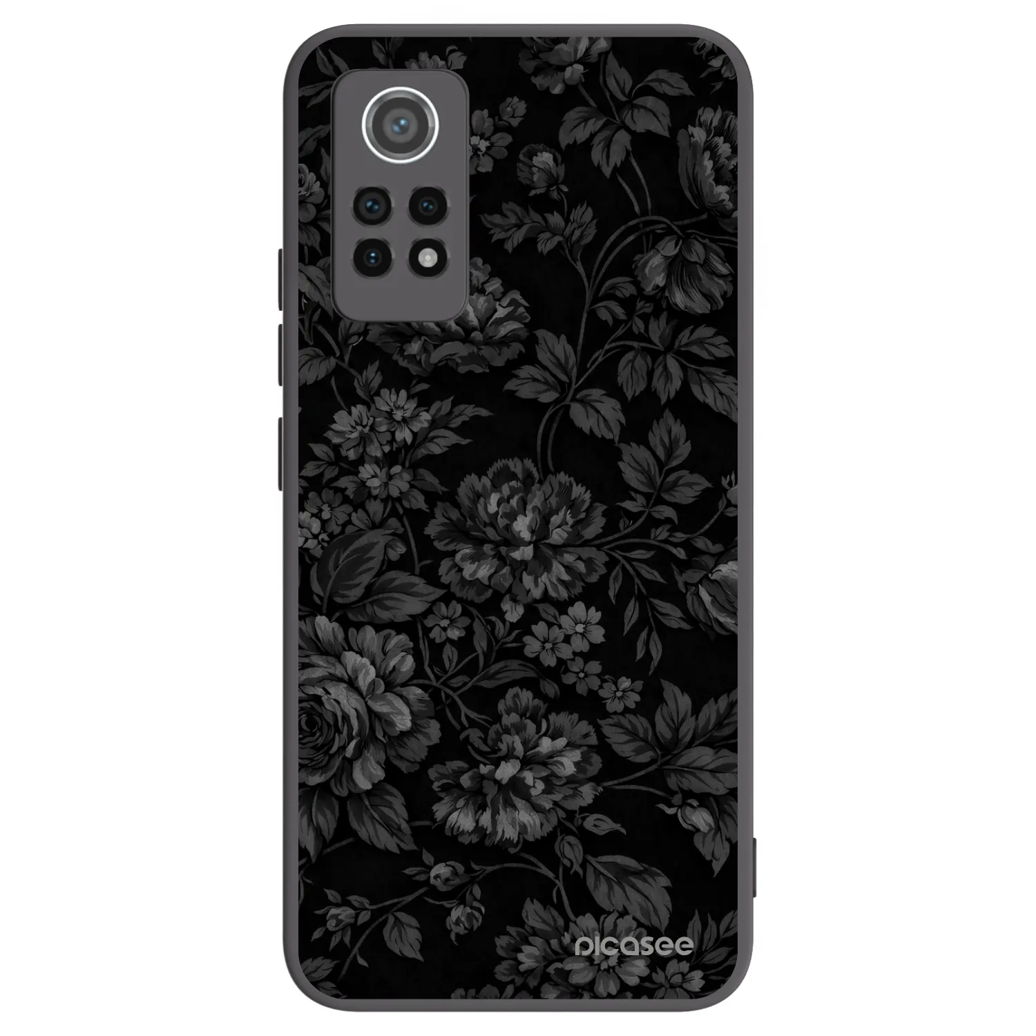 Picasee silikonový černý obal pro Xiaomi Redmi Note 12 Pro 4G - Dark Romance
