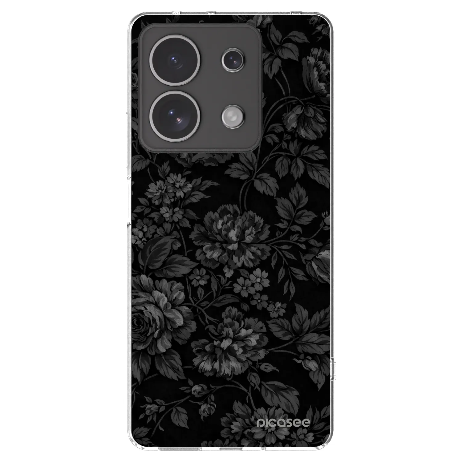 Picasee silikonový průhledný obal pro Xiaomi Redmi Note 13 4G - Dark Romance
