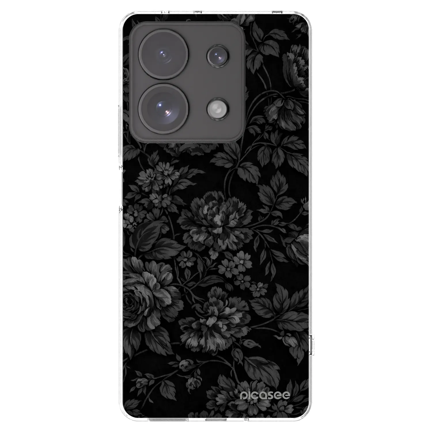 Picasee silikonový průhledný obal pro Xiaomi Redmi Note 13 Pro 4G - Dark Romance