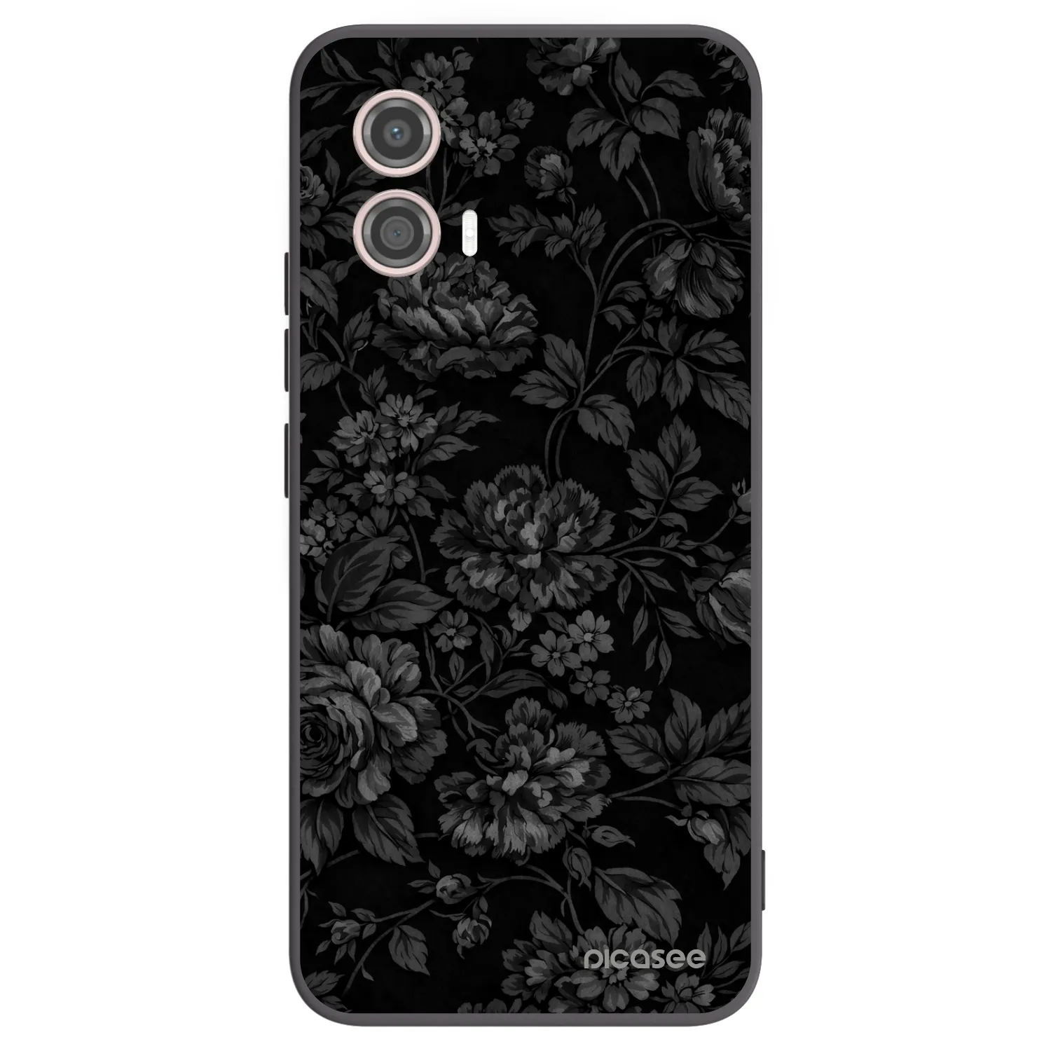 Picasee silikonový černý obal pro Motorola Moto G53 5G - Dark Romance