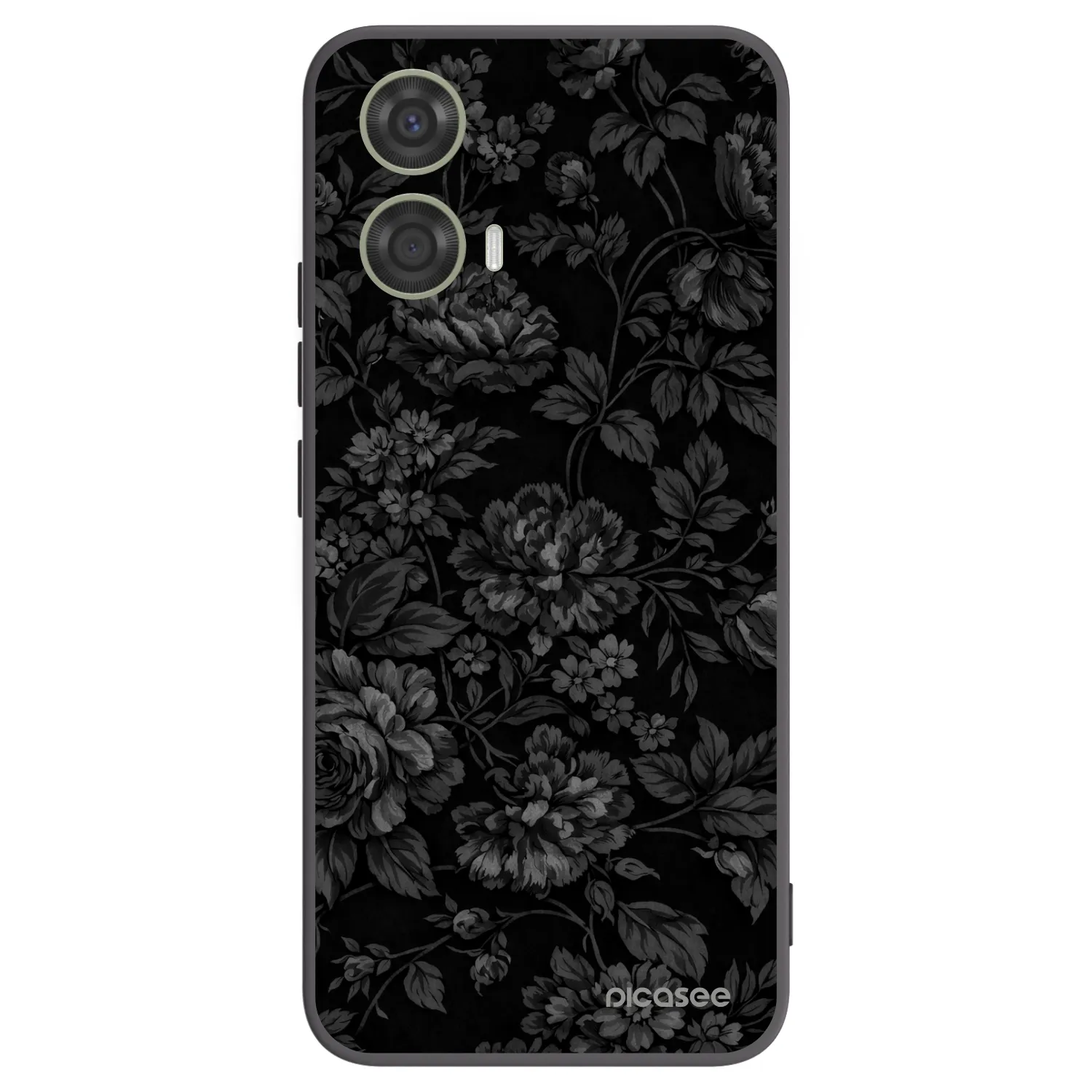 Picasee silikonový černý obal pro Motorola Moto G24 - Dark Romance